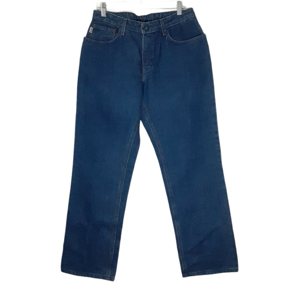 Carhartt FR Pants Womens 14 Medium Wash Denim Casual Cotton Flame Resistant